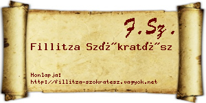 Fillitza Szókratész névjegykártya